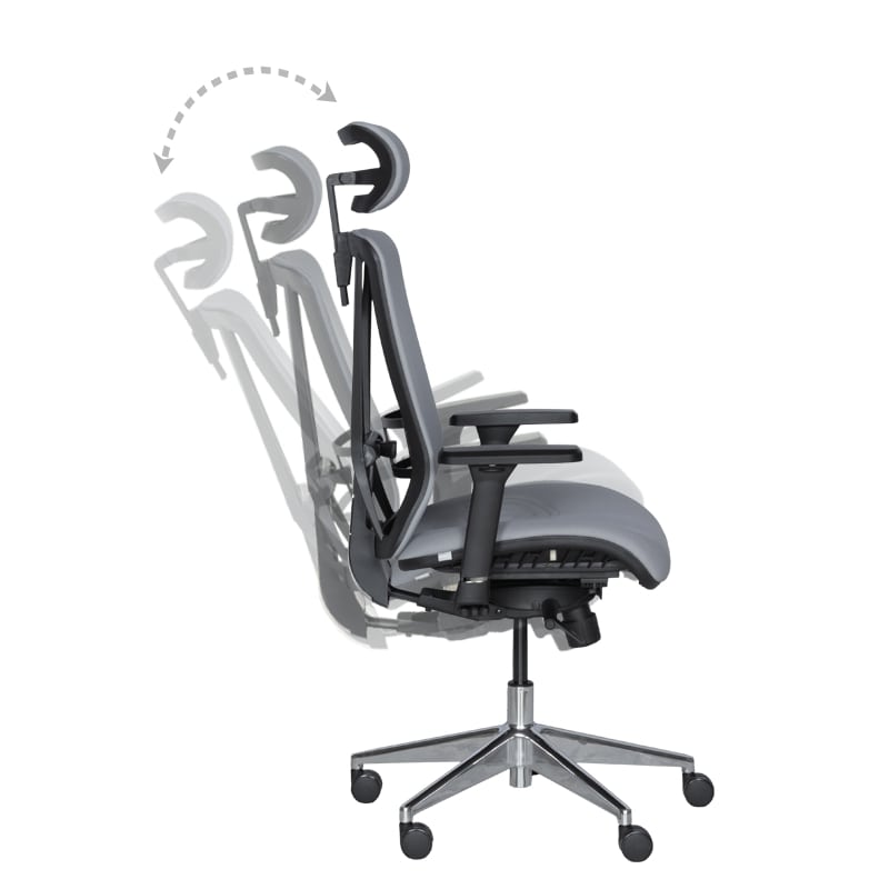 Ергономичен офис стол Carmen COTIA сив